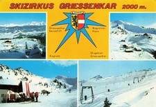ÖSTERREICH - Salzburger Land - Skizirkus Giessenkar - Karte gelaufen 1983