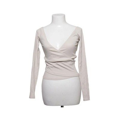 Zara, Top, Größe: XS, Beige, Einfarbig, Rippenstrick, Damen #tMG