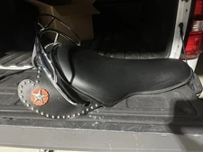 Corbin -Gentry Buddy Seat Made In The USA Leather harley ul,el,wl,vl,g 1937 up