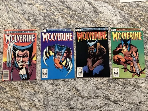 Wolverine Limited Series 1 4 Marvel Comics Vintage Frank Miller 1982