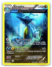 Kingdra 108/160 Rare Primal Clash Pokemon Reverse Holo Heavily Played