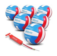 GoSports Soft Touch Volleyballs 6 Pack One Size