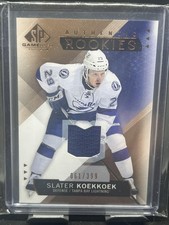 2015-16 SP Game Used #143 Slater Koekkoek Copper Jersey #/399