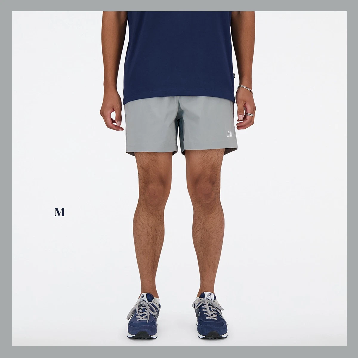 NWT - New Balance Men's Athletics Stretch Woven 5" Shorts Slate Gray, Sz M $60
Opens in a new window