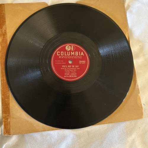 3-Spade Cooley 78tr/min 10” Shellac Records - RCA & Columbia STEEL GUITAR RAG / Last - Photo 12/14