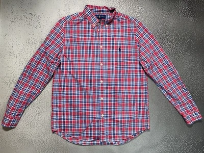 Ralph Lauren Teens Multi Kariertes Hemd Langarm Größe 18-20 XL - Bild 1 von 4