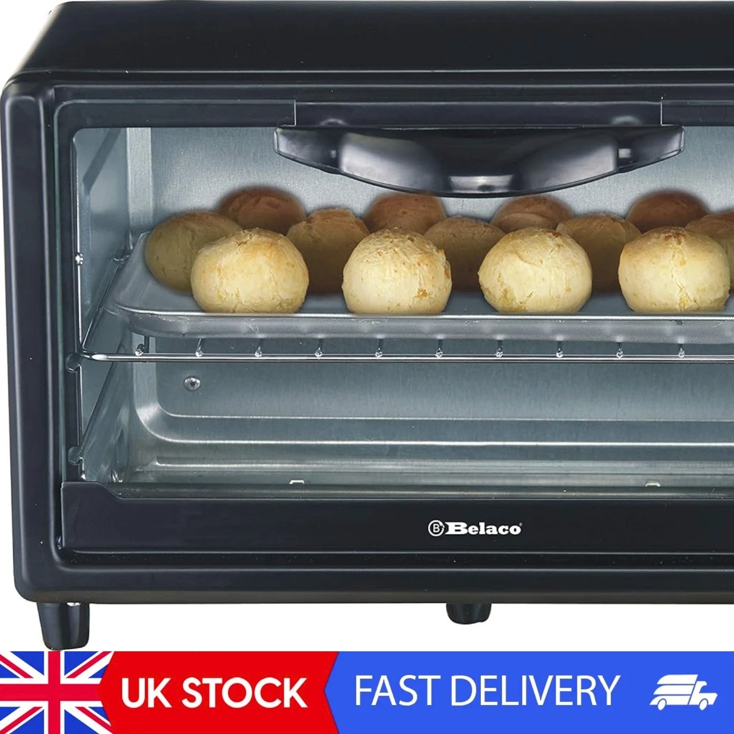 Mini 9L Toaster Oven Tabletop Cooking Baking Portable Oven 650w 100-250°
