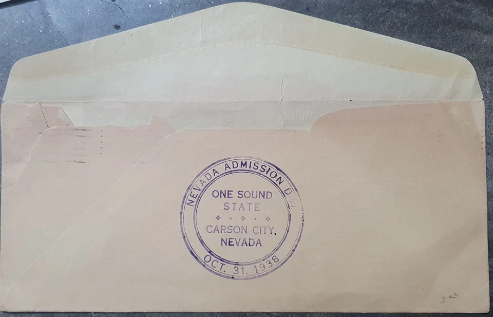 Historical Pony Express Cachet Horse Rider Historic Mail Service 1938 Cover as p - Image 2 of 2