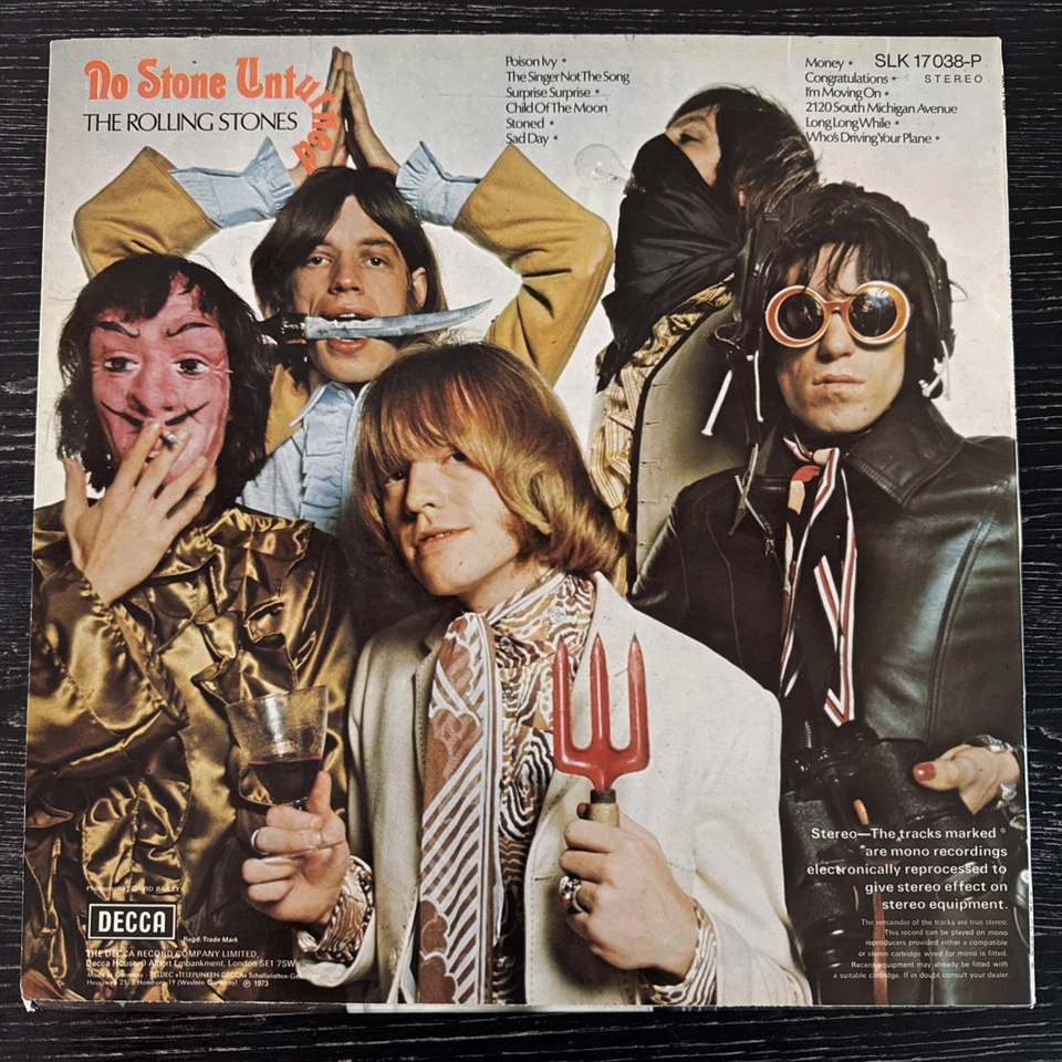 No Stone Unturned by The Rolling Stones 1973 Decca Germany SLK 17038-P PO~M-/VG+ - Image 2 of 4