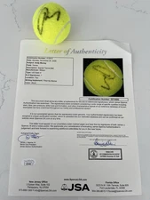 ANDY MURRAY SIGNED TENNIS BALL Miami Open ATP England JSA Full LETTER