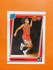 2021-22 Panini Donruss Rated Rookie Ayo Dosunmu #221 Chicago Bulls RC