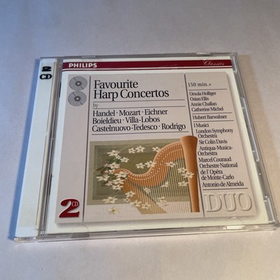 Handel, Mozart, Villa-Lobos, Rodrigo  Favorite Harp Concertos - 2 CD