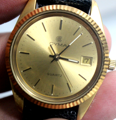Exquisite Swiss CYMA Quartz Men display picture 1