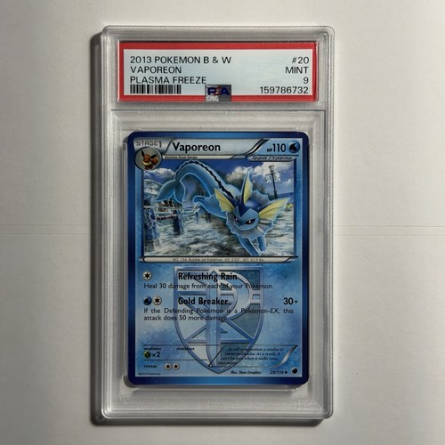 Vaporeon graded PSA 9 for sale on eBay
