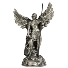 10.2" H Saint Raphael Statue, Archangel St. Raphael with Name Plate on Base,T...