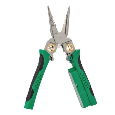 Professional 8 in 1 Wire Stripper with AC/DC Voltage Tester for Electricians
