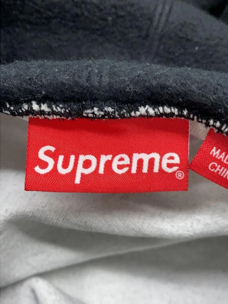 Supreme Felpa con Cappuccio 23SS Inside Out Box Logo Felpa Fuzzy Nera Usata