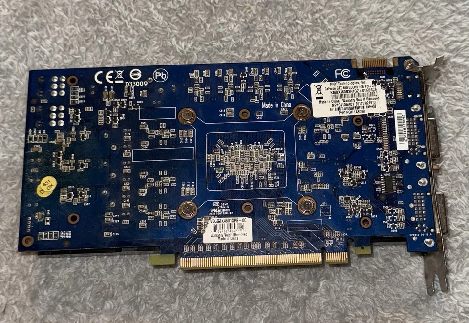 PNY NVIDIA GeForce GTX 460 KMGX460N2H1GZ 1GB GDDR5 SDRAM Graphics Card GPU - Image 2 of 3