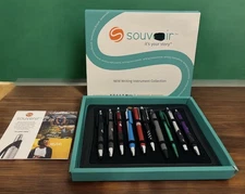 Souvenir by BIC Pen & Collection Display With 10 Ballpoint Pens 2018 New In Box