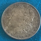 1890 Silver Morgan Dollar Toner | no mint