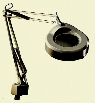 vintage luxo magnifier lamp