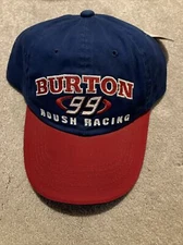Vintage Burton 99 Roush Racing Blue Red Cap Hat New Old Stock