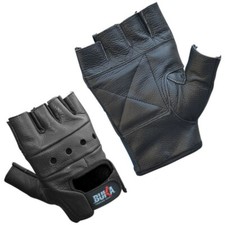 FULL LEATHER GYM GLOVES FITNESS WEIGHT LIFTING TRAINING BODYBUILDING CROSSFIT