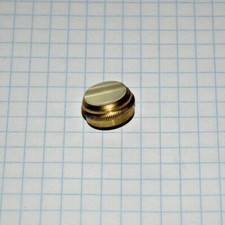Conn & King, Baritone Finger Button, Brass with Pearl, 1 each
