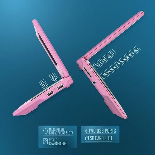 Portable Laptop Computer 7'' IPS Quad Core Android 12.0 Netbook Wi-Fi For Kid - Picture 6 of 7