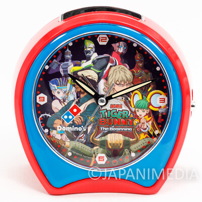 Tiger & Bunny Voice Alarm Clock Domino Pizza JAPAN ANIME | eBay 