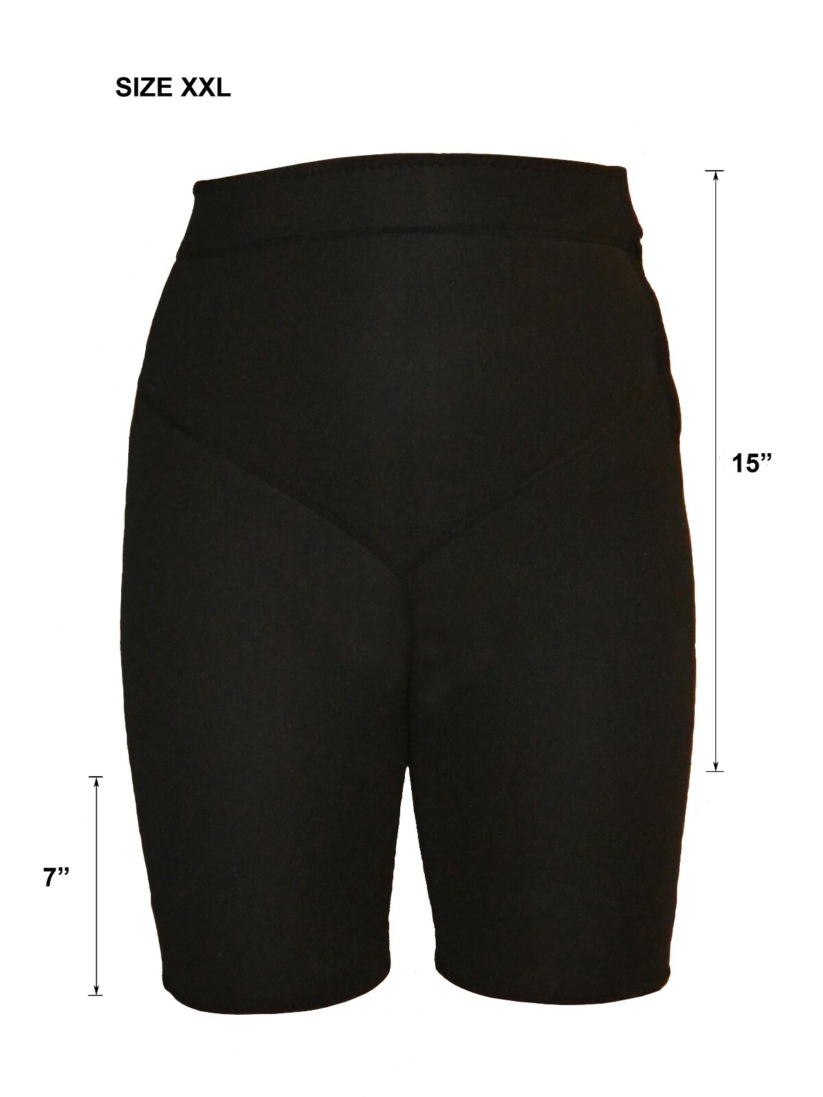 2 mm Neoprene Shorts (XXL) 35"-37" Waist - Gym, Biking, Fitness, Running, Yoga