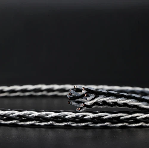 Pair Hi-end 7N OCC XLR Balanced Audio Cable Carbon Fiber Connectors Signal Wires - Picture 7 of 13