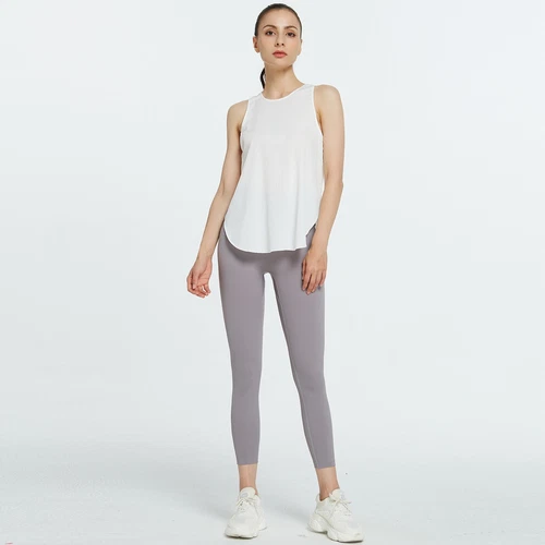 Women's Workout Tank Tops Cool-Dry Sleeveless Loose Fit Yoga Shirt Athletic Tops - Bild 13 von 41