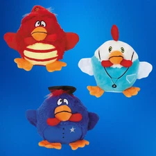 Zanies Dog Toy Funny Puppy Toys Plush  Police Fireman Doctor Nurse 1st Responder