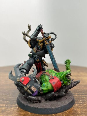 Warhammer 40k Black Templars Emperors Champion Custom Limited Edition 1107