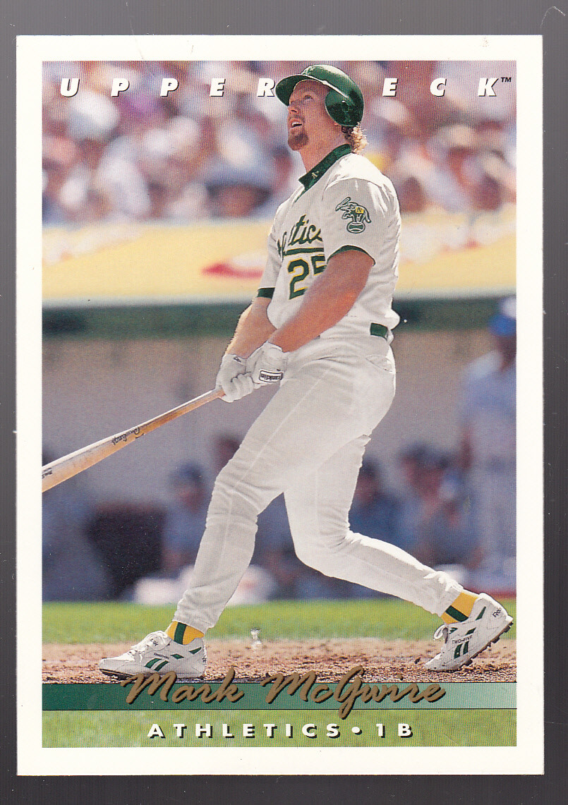 1993 UPPER DECK #566 MARK McGWIRE OAKLAND ATHLETICS - NM/MT