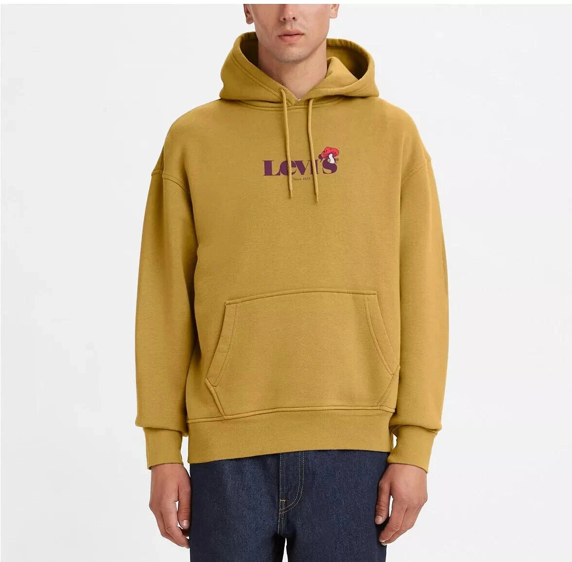 Mustard levis cheap hoodie