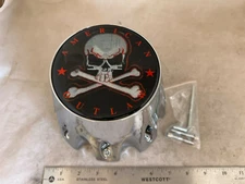 NEW American Outlaw Chrome Wheel Rim TALL Hub Cover Center Cap 8 Lug BC-790SL