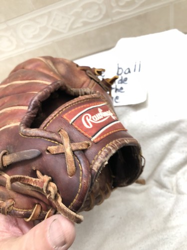 "Guante de béisbol softbol Rawlings SG-57 12,5"" totalmente roto en reemplazo tiro derecho" - Imagen 20 de 23