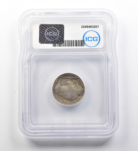 1935 Indian Head Buffalo Nickel DDR F12 ICG ERROR *8184 - Picture 2 of 3