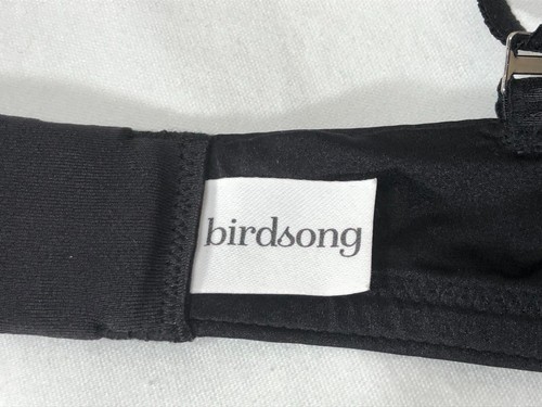 Birdsong Underwire T Shirt Bra 36B Memory Foam Cup Lily Black A10039 - Picture 7 of 12