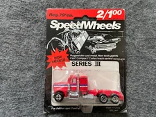 Speed Wheels Series III Red Semi Truck - Card Creased