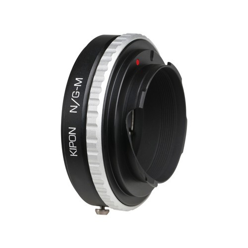 Adattatore KIPON per obiettivo Nikon attacco G a fotocamera Leica M - Foto 4 di 5