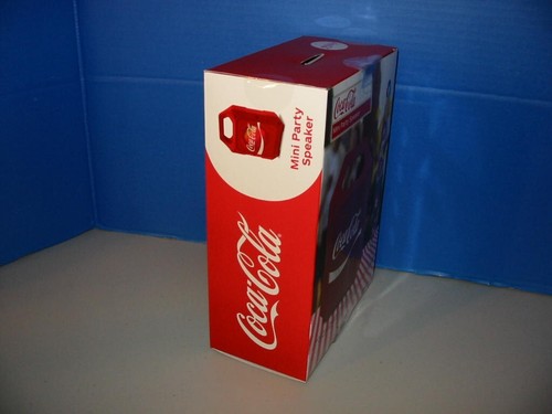 Coca Cola Mini Party Wireless Bluetooth Speaker Red White - New Factory Sealed - Picture 4 of 16