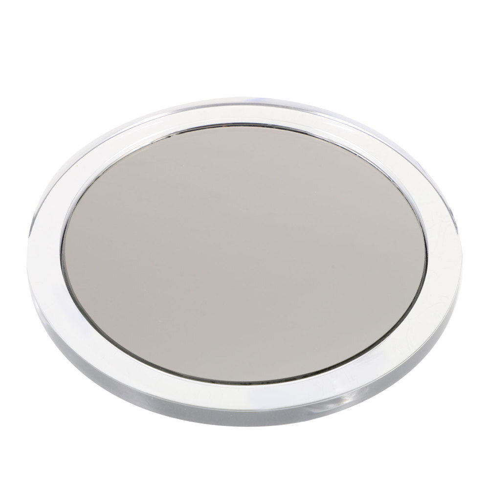 Portable Suction Cup Travel Makeup Mirror with Magnifier for Women-image