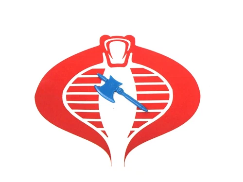 GI Joe Weapon Street Fighter RYU AXE 1993 Original Figure Accessory