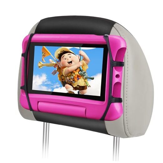 Tablet Holder for Car, Upgraded iPad Holder for Car Back Seat Headrest 1 Pack-image