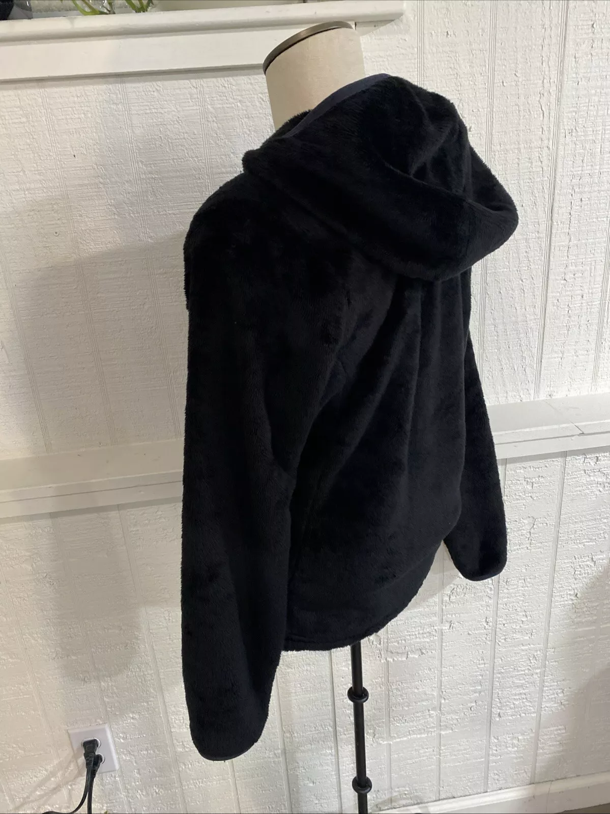 merrell fuzzy fleece full zip zip pockets jacket
