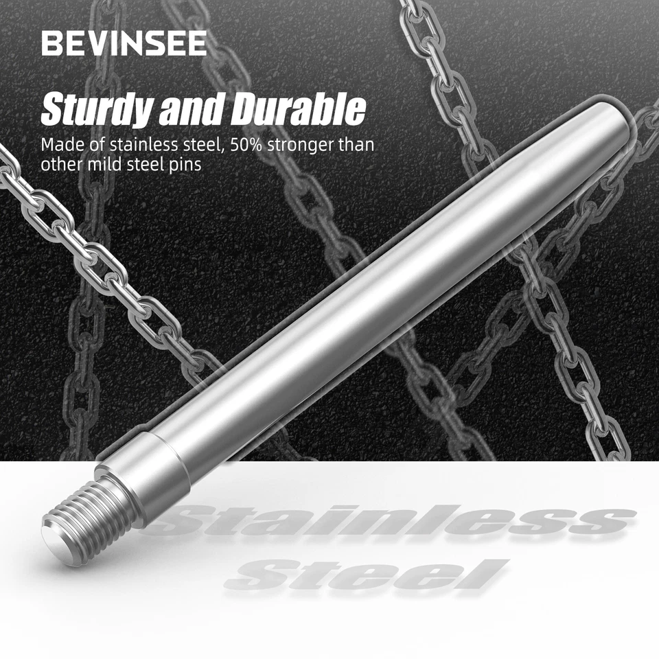 Herramienta de pasador de suspensión de rueda 12x1,5 guía de pernos de rosca para BMW para Mercedes 2 piezas Foto 3 de 4