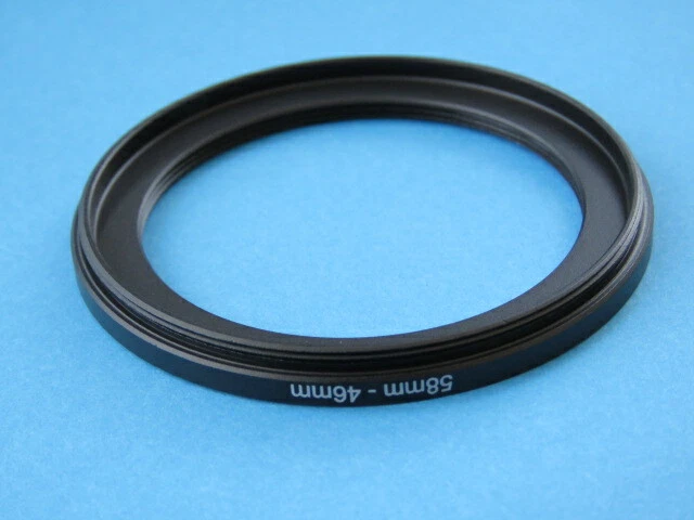 58mm to 46mm Stepping Step Down Ring Camera Lens Filter Adapter Ring 58-46mm - Image 2 of 2
